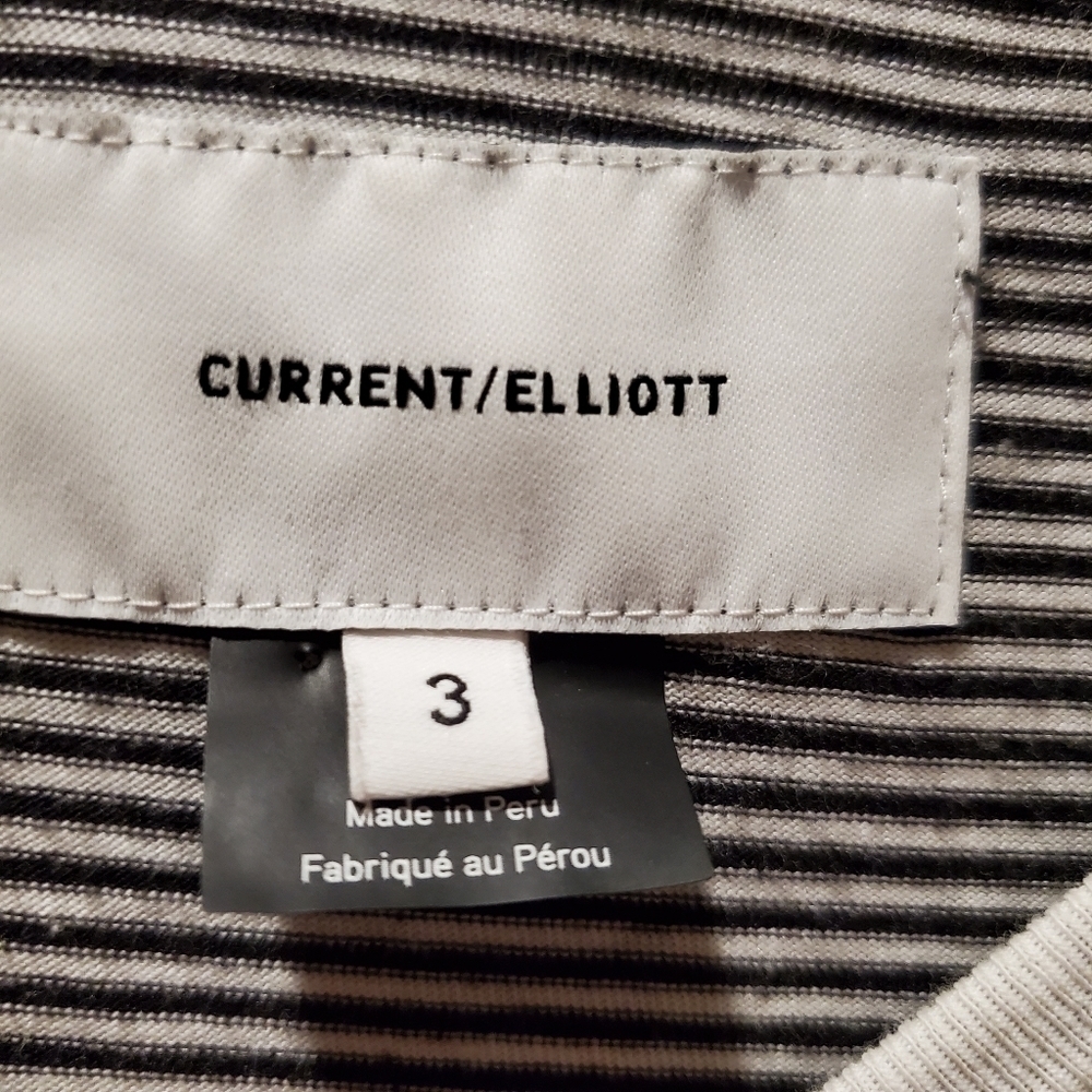 Current/Elliott the Beatnik Striped Maxi T-Shirt Dress - Picture 8 of 9